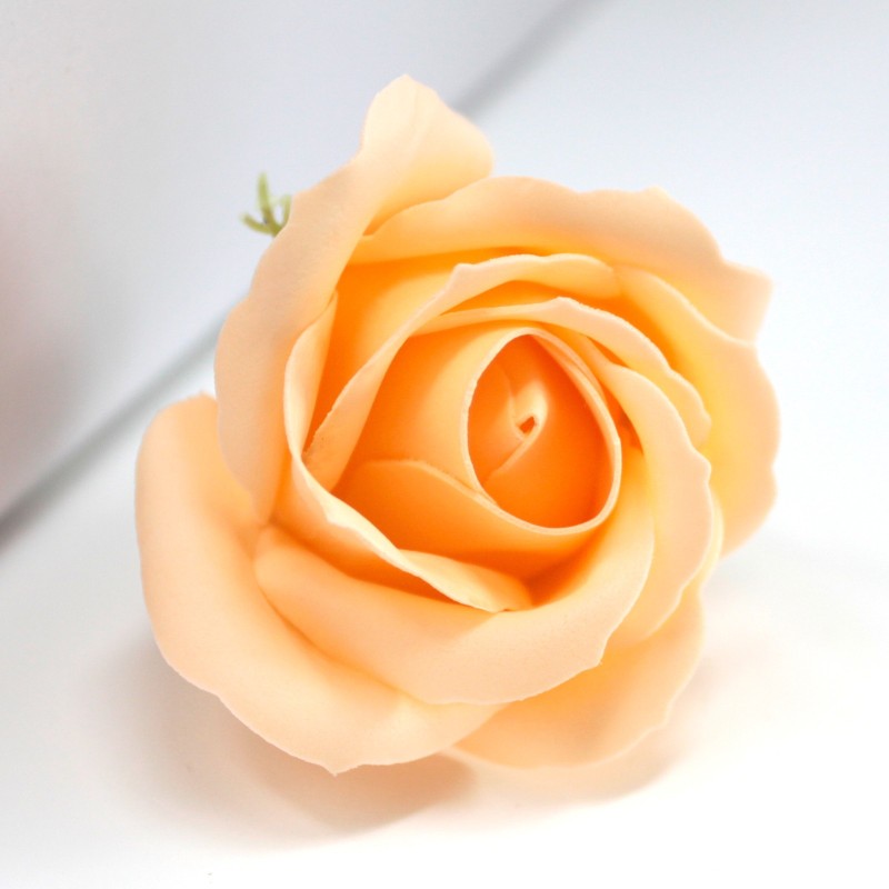 Medium deco craft flower - peach - Soap-SOAP FLOWERS-HOSTENATURA