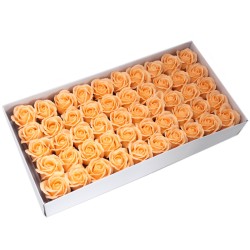 Medium deco craft flower - peach - Soap