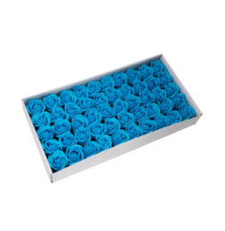 Flor de manualidades deco mediana - azul - Jabón