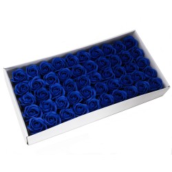 Medium deco craft flower - royal blue - Soap