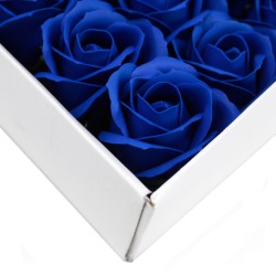 Flor de manualitats deco mitjana - blau royal - Sabó