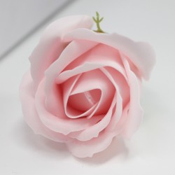 Medium deco ambachtelijke bloem - roze - Zeep