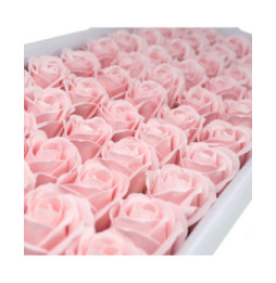 Flor de manualidades deco mediana - rosado - Jabón