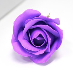 Medium deco craft flower - lavender - Soap