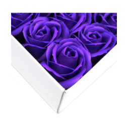 Flor de manualidades deco mediana - violeta - Jabón