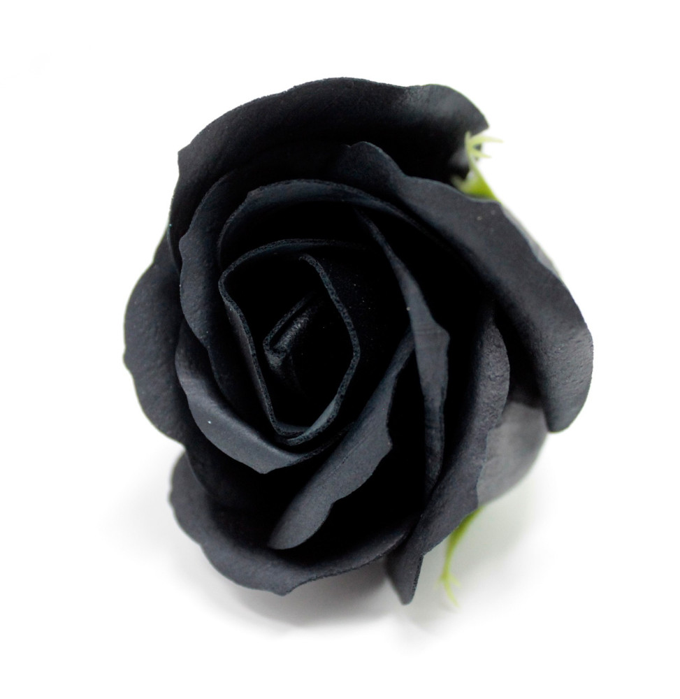 Flor de manualidades deco mediana - negra - Jabón