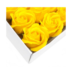 Flor de manualidades deco mediana - amarillo - Jabón