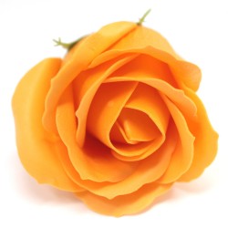 Medium deco craft flower - orange - Soap