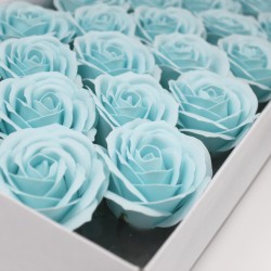 Large deco craft flower - baby blue - Soap