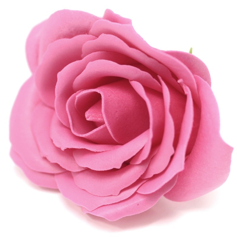 Flor artesanal deco grande - rosa - Xabón-FLORES DE XABÓN-HOSTENATURA