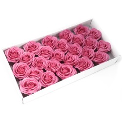 Flor de manualitats deco gran - rosa - Sabó