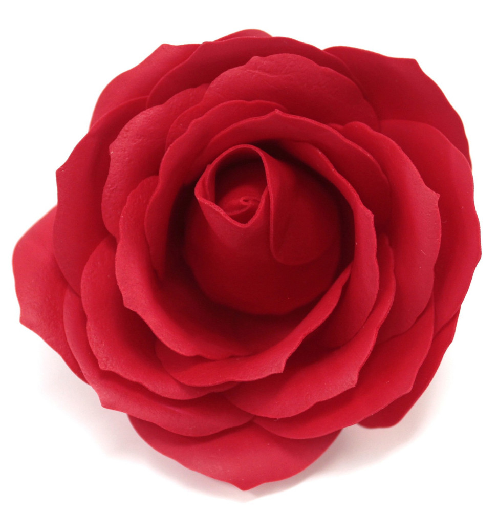 Flor de manualidades deco grande - roja - Jabón