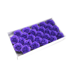 Flor de manualidades deco grande - violeta - Jabón