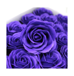 Flor de manualidades deco grande - violeta - Jabón