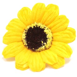 Artesanía de flores de xirasol deco medio - amarelo - Xabón