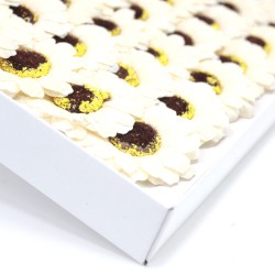 Sunflower flower crafts deco medium - ivory - Soap