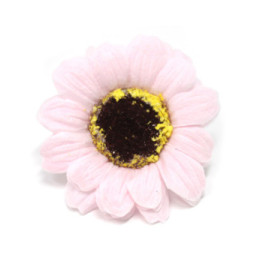 Flor de girasol manualidades deco mediana - rosa - Jabón