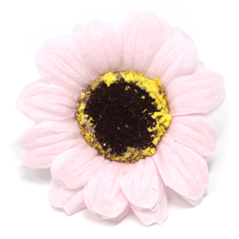 Artesanía de flores de girasol deco medio - rosa - Xabón-FLORES DE XABÓN-HOSTENATURA