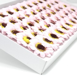 Artesanía de flores de girasol deco medio - rosa - Xabón