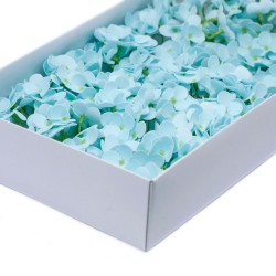 Seife Blumen Basteln - Hyazinthe - babyblau - Seife