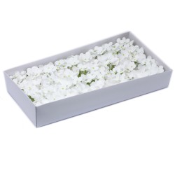 Artigianato con fiori di sapone - Giacinto - bianco - Sapone