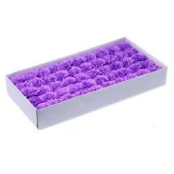 Fleur de savon Artisanat - œillets - Violette - Savon