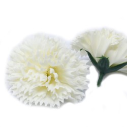 Soap Flower Crafts - carnations - Cream - Soap