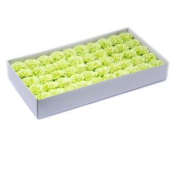 Soap Flower Crafts - carnations - Lime - Soap