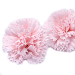 Soap Flower Crafts - carnations - pink - Soap