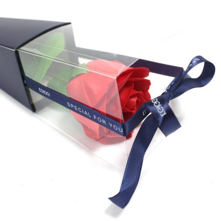 Rosa simple - rosa roja - Jabón