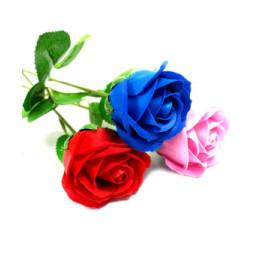 Rosa simple - rosa roja - Jabón
