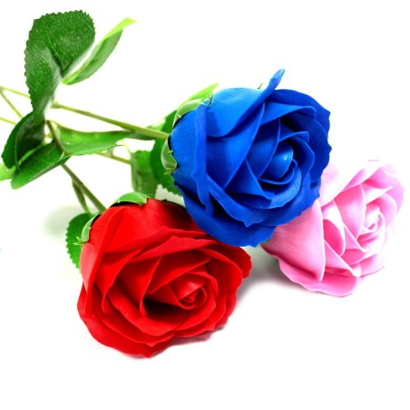 Rosa simple - rosa roja - Jabón
