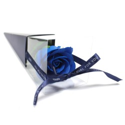 Rosa simple - rosa azul - Jabón