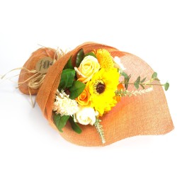 Savon Bouquet de Fleurs - orange - 35x17x10cm