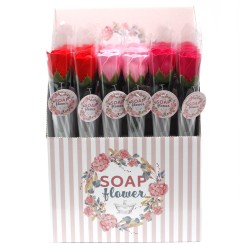 Soap Flowers - Small Roses - 1 unit - Random Color - 26x8cm