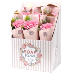 Soapflower - Carnation Bouquet - 1 unit - 30x12x8cm