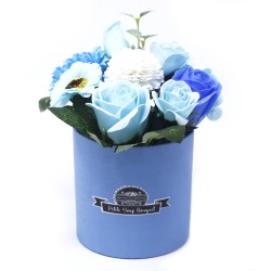 Boeket Petite Gift Pot - Ontspannend Blauw - Zeep