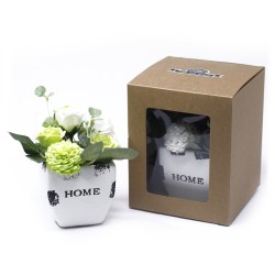 Bouquet Petite Gift Pot - Urdin lasaigarria - Xaboia