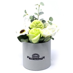 Bouquet Petite Geschenktopf - Pastellgrün - Seife