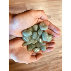 L Tumble Stones - Aventurine ușoară - 24 de unități