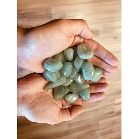L Tumble Stones - Aventurina clara - 24 unidades