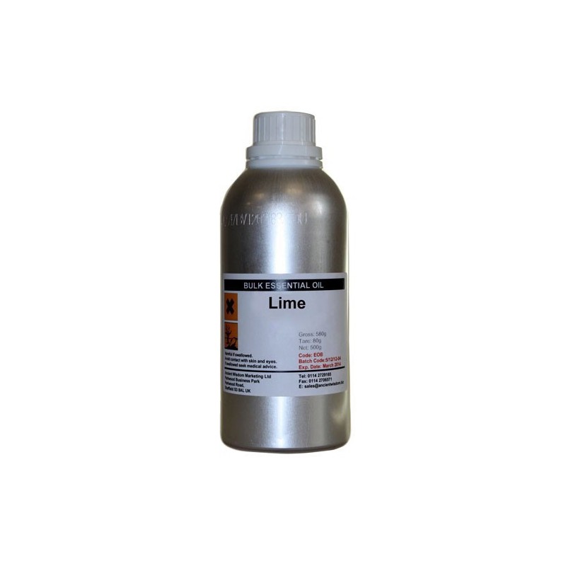 Etherische olie 500 ml - Limoen-PROFESSIONELE ESSENTIËLE OLIËN 500ML-HOSTENATURA