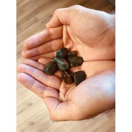 L Tumble Stones - Bloodstone - 24 unidades