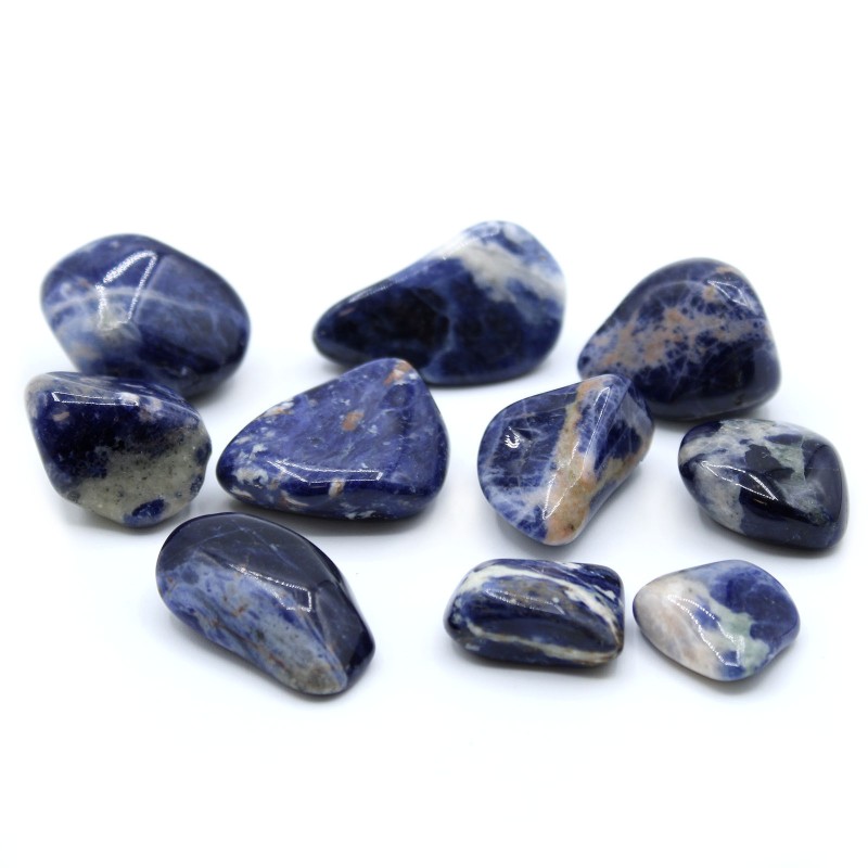 Sodalite - L Tumble Stones - 1 unitate-Pietre prețioase, minerale și cristale-HOSTENATURA