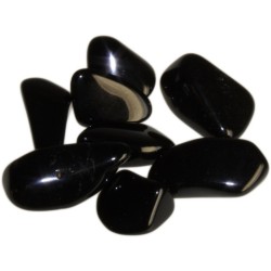 L Tumble Stones - Black Tourmaline - 24 units