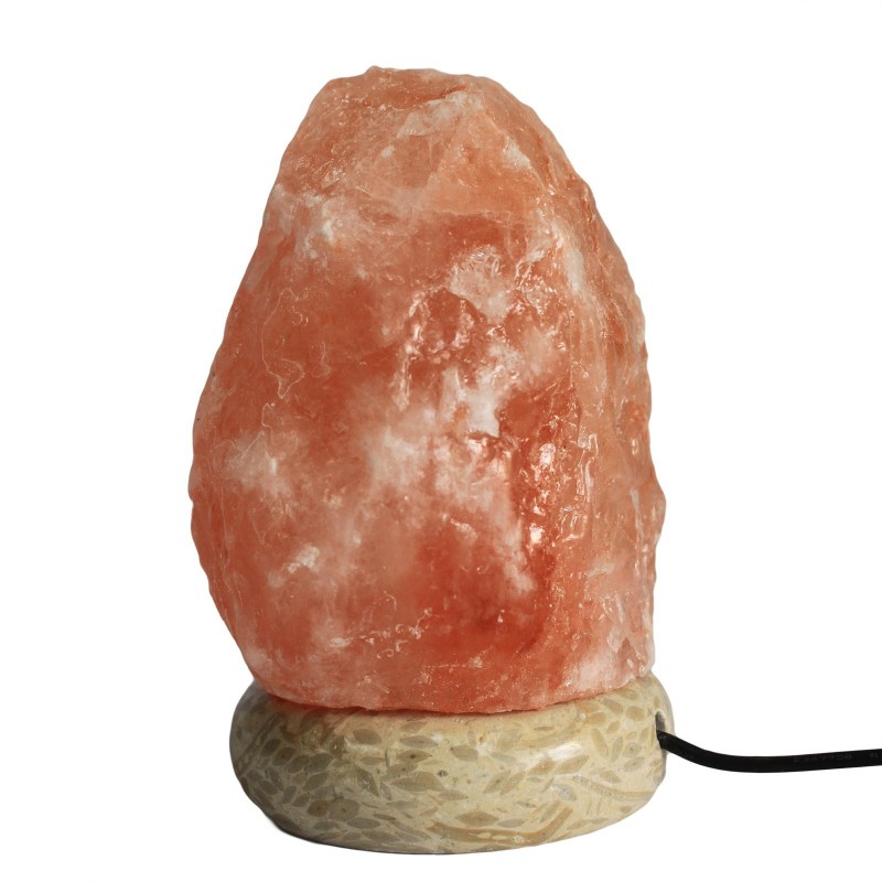 Quality USB natural salt lamp - 11.5 cm-HIMALAYAN SALT LAMPS-HOSTENATURA