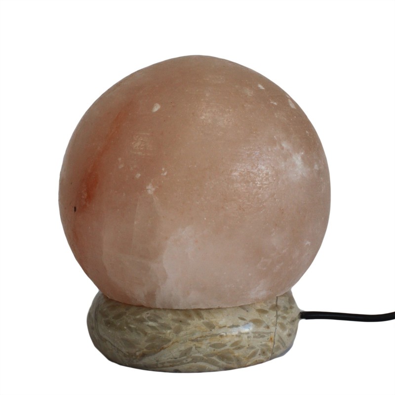 Kwaliteitsvolle USB Bal Zoutlamp - 8cm-HIMALAYA ZOUTLAMPEN-HOSTENATURA