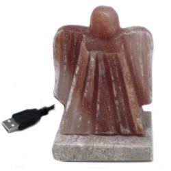 Himalayan Salt Lamp with Angel Shape USB (Multi)