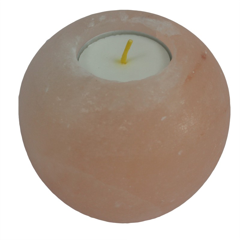 Apple-shaped candle holder-HIMALAYAN SALT LAMPS-HOSTENATURA