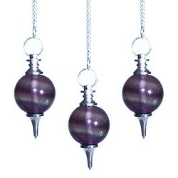 Pendules Sphere - Fluorite Violette